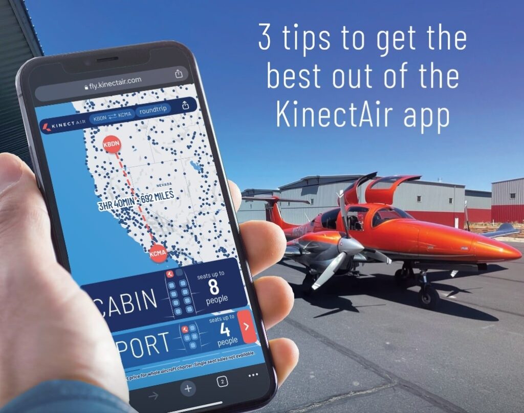 KinectAir el Uber de los vuelos privados.