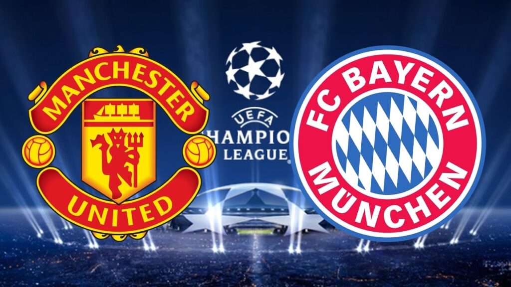 Manchester United vs. Bayern Munich. UEFA Champions League